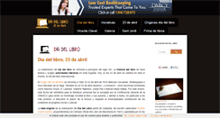 Desktop Screenshot of diadellibro.eu